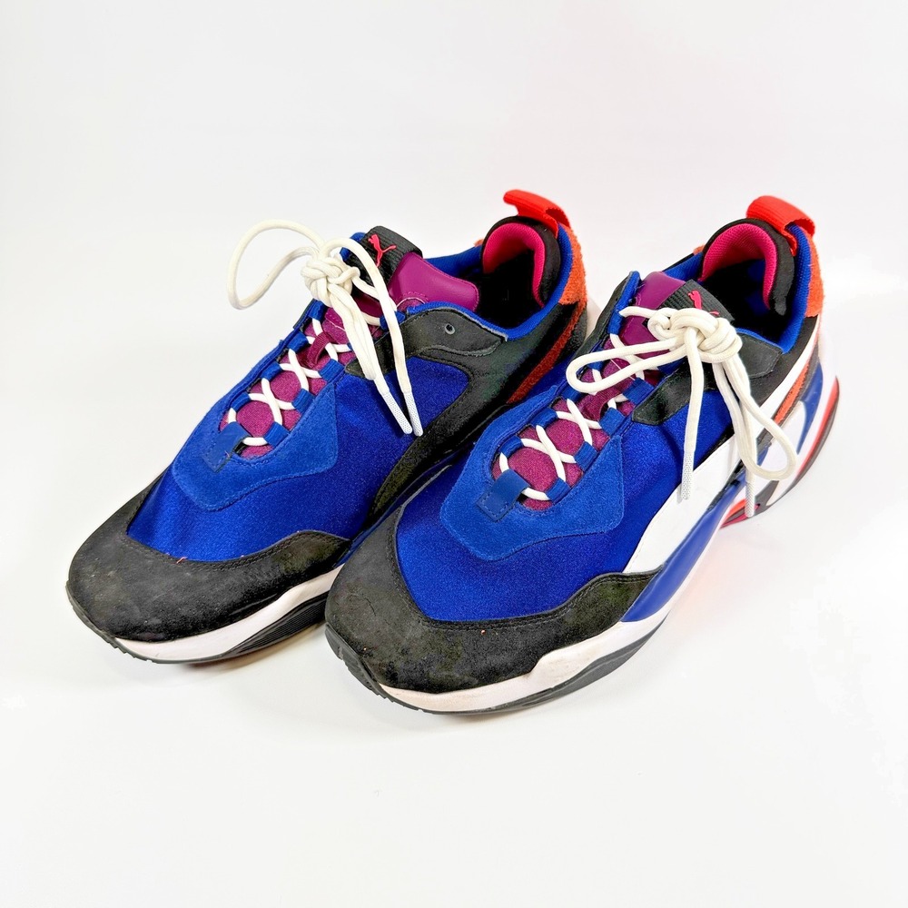 Puma Thunder Spectra Sneakers Blue Black Pink Mens Size 10 Low Top Chunky Shoes